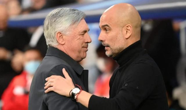 完美体育官方网站-瓜迪奥拉：迟早夺欧冠 安切洛蒂：曼城比去年更完美