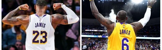 詹姆斯新赛季再次更换号码，穿回23号向名宿表敬意